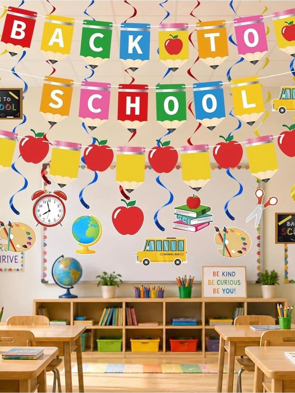 Back to School Decorations NO-DIY Reusable Back to School Banner